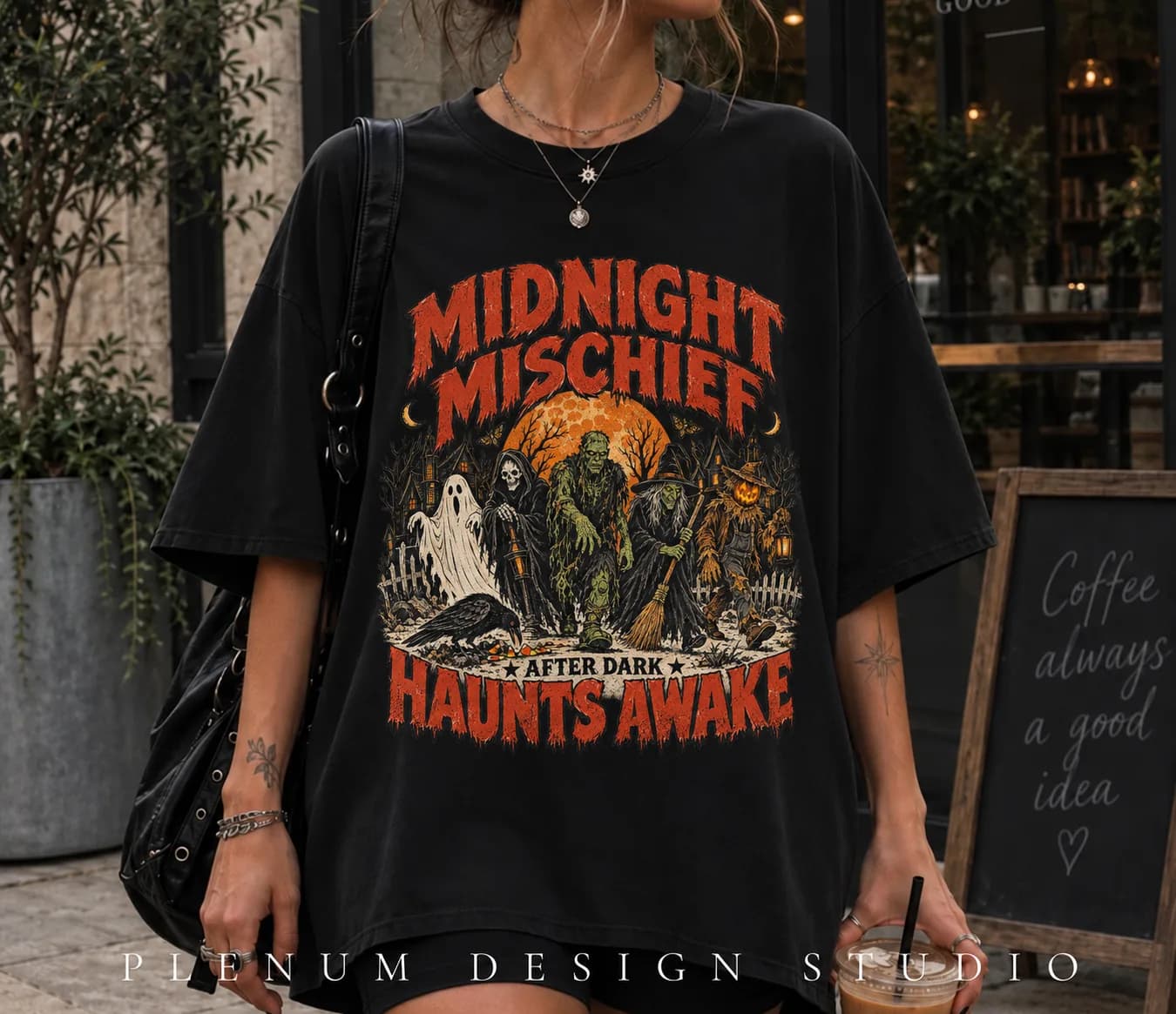 Vintage Halloween Sweatshirt UNISX Retro Halloween Crewneck 90s Grunge Style T Shirt, Ghost Busters Inspired Halloween Shirt for Fall
