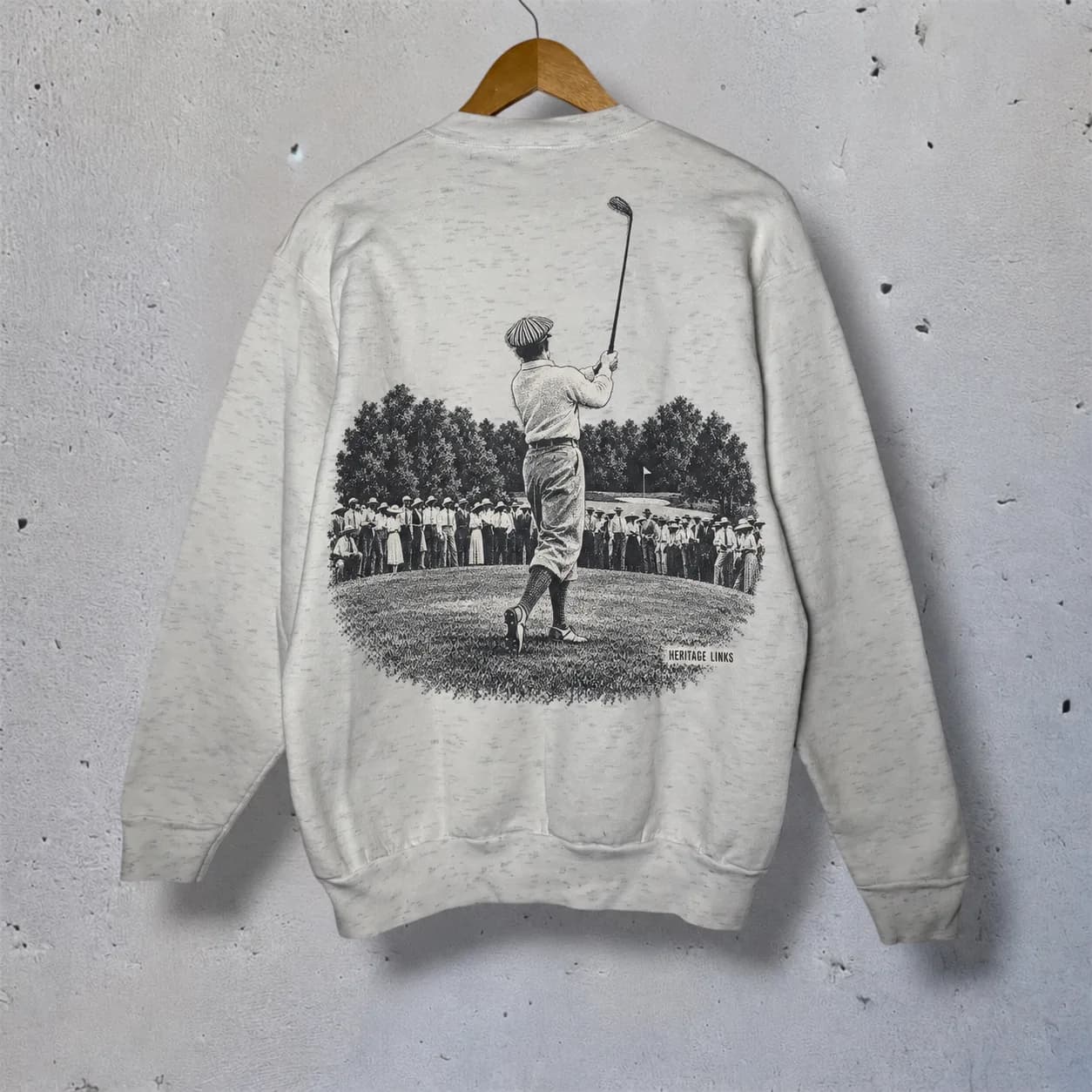 Vintage Neiman Marcus Golf AOP Crewneck Sweater