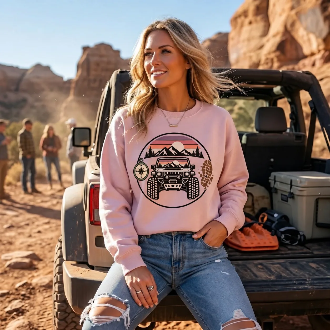Custom Off-Road Duck Shirt | Personalized Hoodie or Sweatshirt | Add Your Text & Colors | Funny 4x4 Gift | Outdoor Adventure Apparel