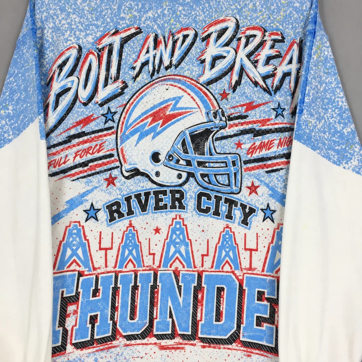 RARE Vintage Houston Oilers NFL Sweatshirt Small Houston Oilers AOP Logo Sweater Tennessee Oilers American Football Pullover Titans Jumper S