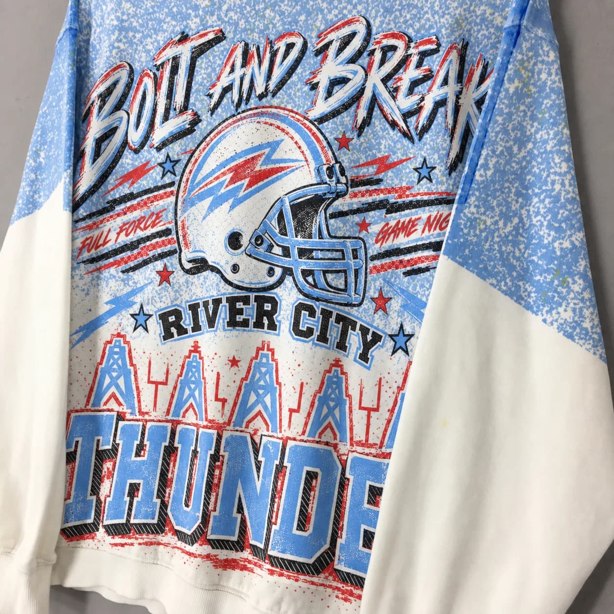 RARE Vintage Houston Oilers NFL Sweatshirt Small Houston Oilers AOP Logo Sweater Tennessee Oilers American Football Pullover Titans Jumper S