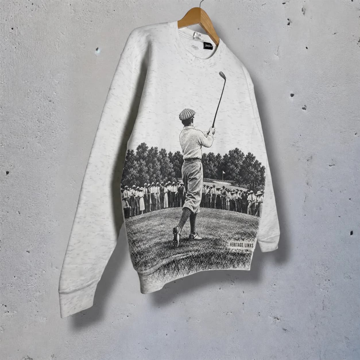 Vintage Neiman Marcus Golf AOP Crewneck Sweater