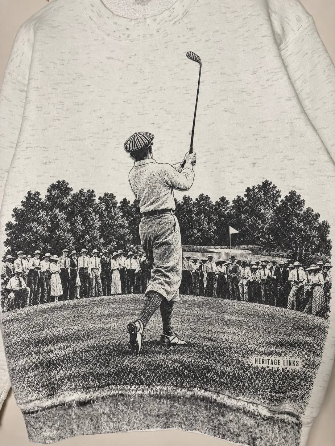 Vintage Neiman Marcus Golf AOP Crewneck Sweater