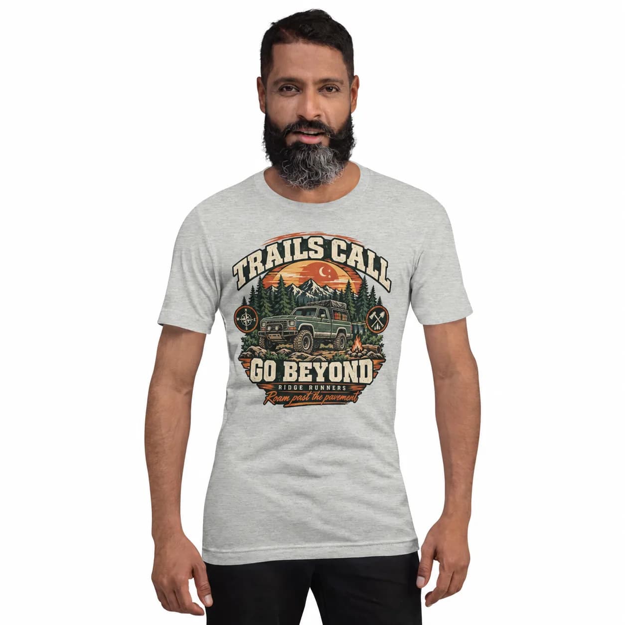 Off Road Shirt, Overlanding Adventure Tee, Camping Graphic Shirt, 4x4 Gift for Men, Outdoor Lifestyle Tee, Built For More Graphic T-Shirt