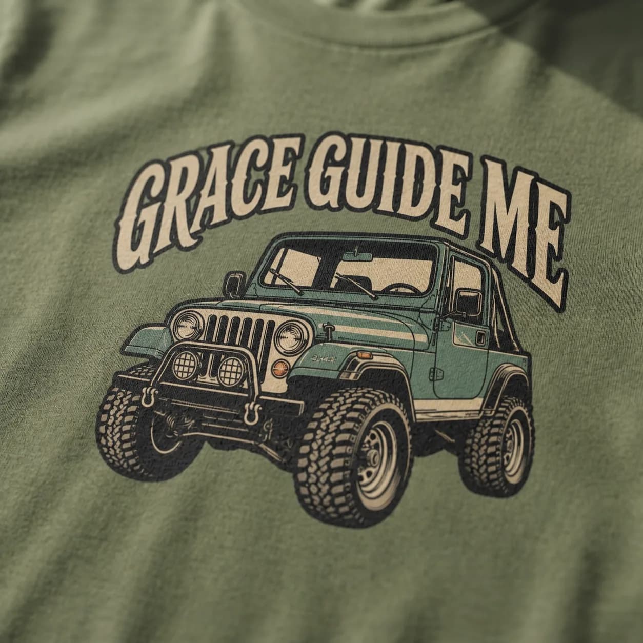 Jesus Drive Me Shirt Vintage Jeep Christian T-Shirt Faith Based Graphic Tee Christian Streetwear Apparel Christian Gift for Driver