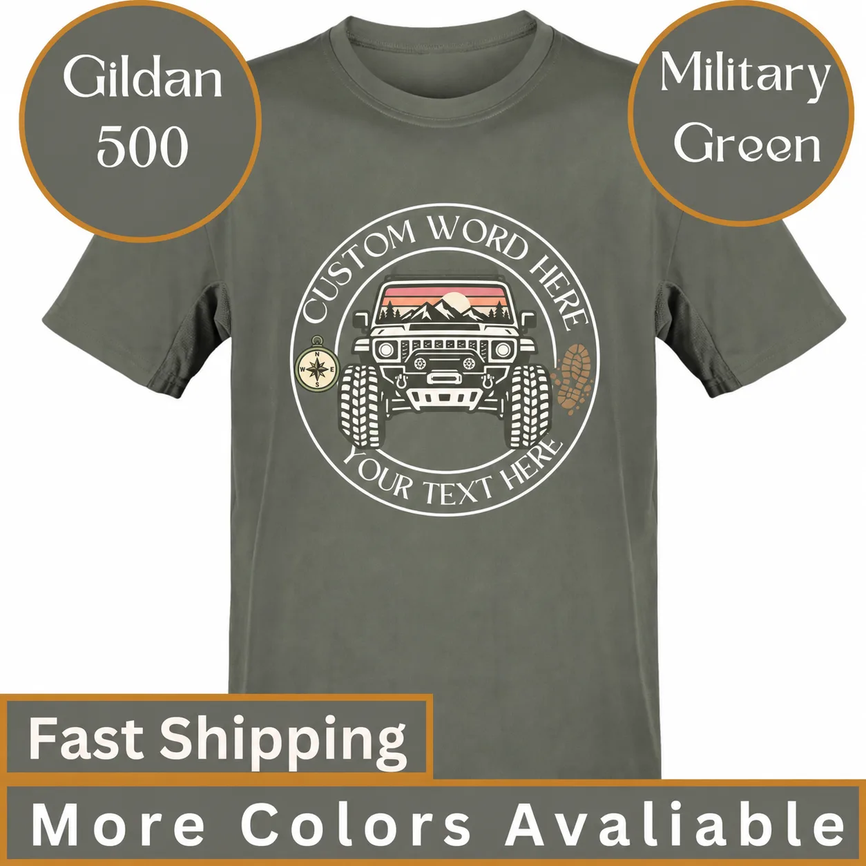 Custom Off-Road Duck Shirt | Personalized Hoodie or Sweatshirt | Add Your Text & Colors | Funny 4x4 Gift | Outdoor Adventure Apparel