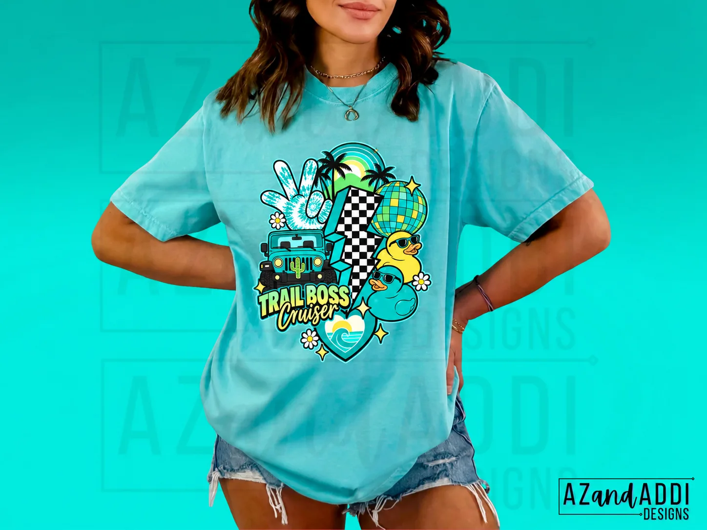 Teal off-roading vehicle png, sunset chaser png, rubber duck png, atv png, heavy duty 4x4 vehicle png, mud riding png