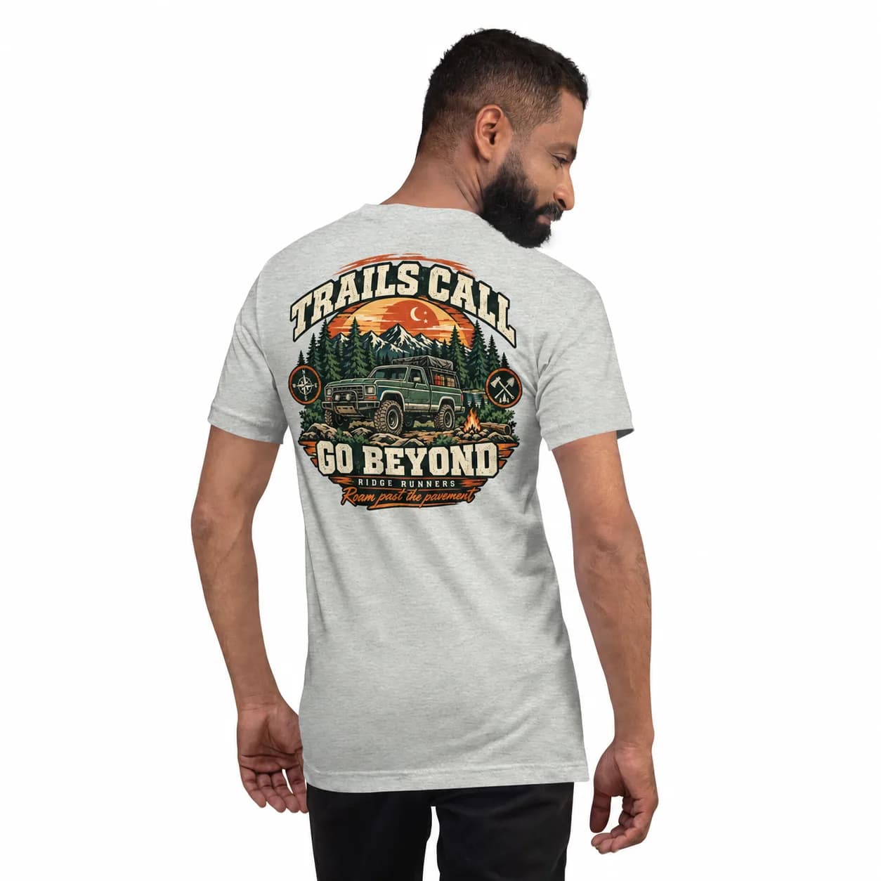 Off Road Shirt, Overlanding Adventure Tee, Camping Graphic Shirt, 4x4 Gift for Men, Outdoor Lifestyle Tee, Built For More Graphic T-Shirt