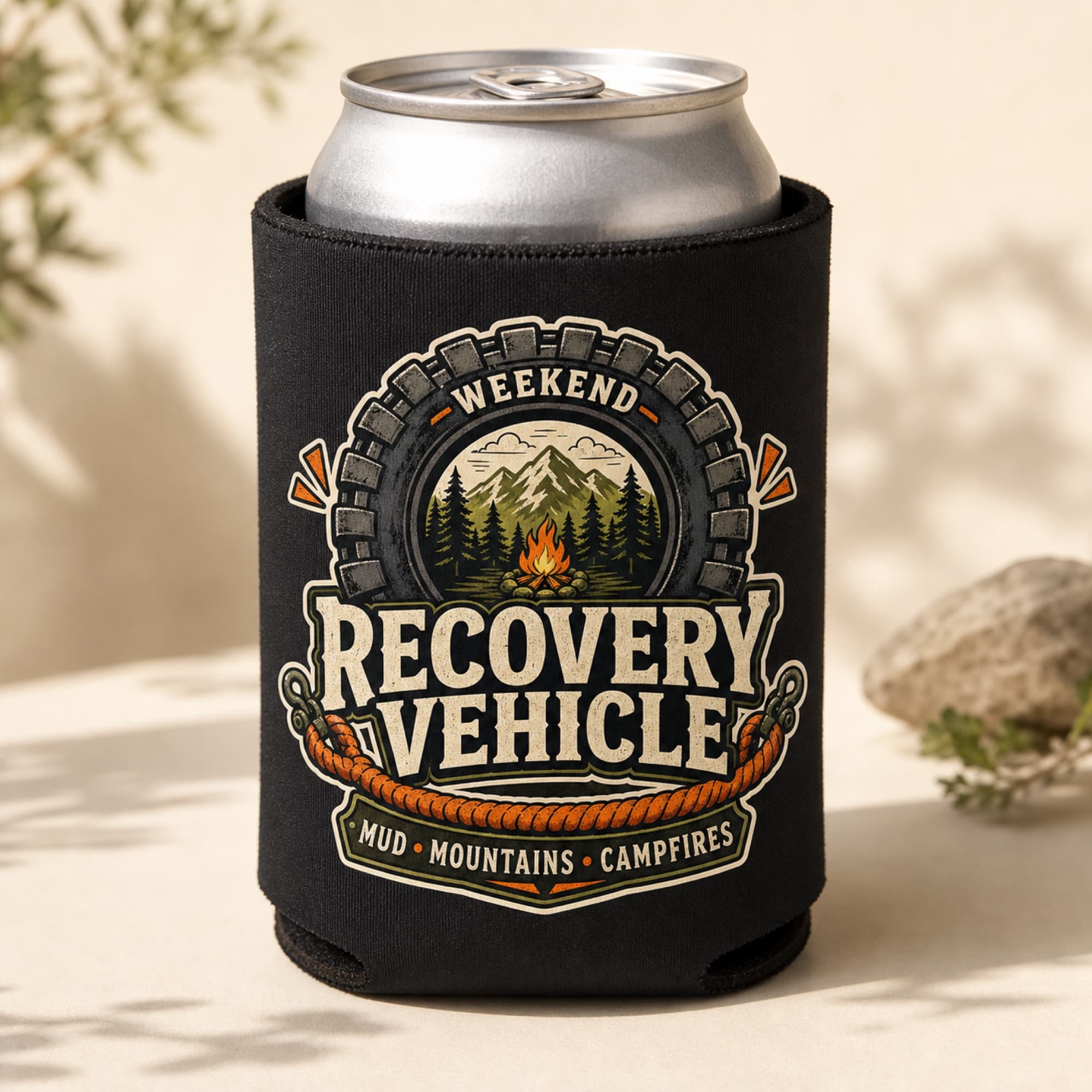 Weekend Recovery Vehicle can cooler for off-road camping and beer trips